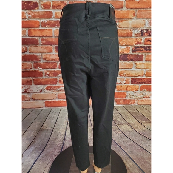 YSJ Black Frayed Hem Skinny Jeans Size 20W NWT - Picture 3 of 4